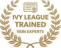 Ivy League Trained Vein Experts Badge