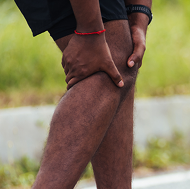 Leg pain or cramping symptoms background image